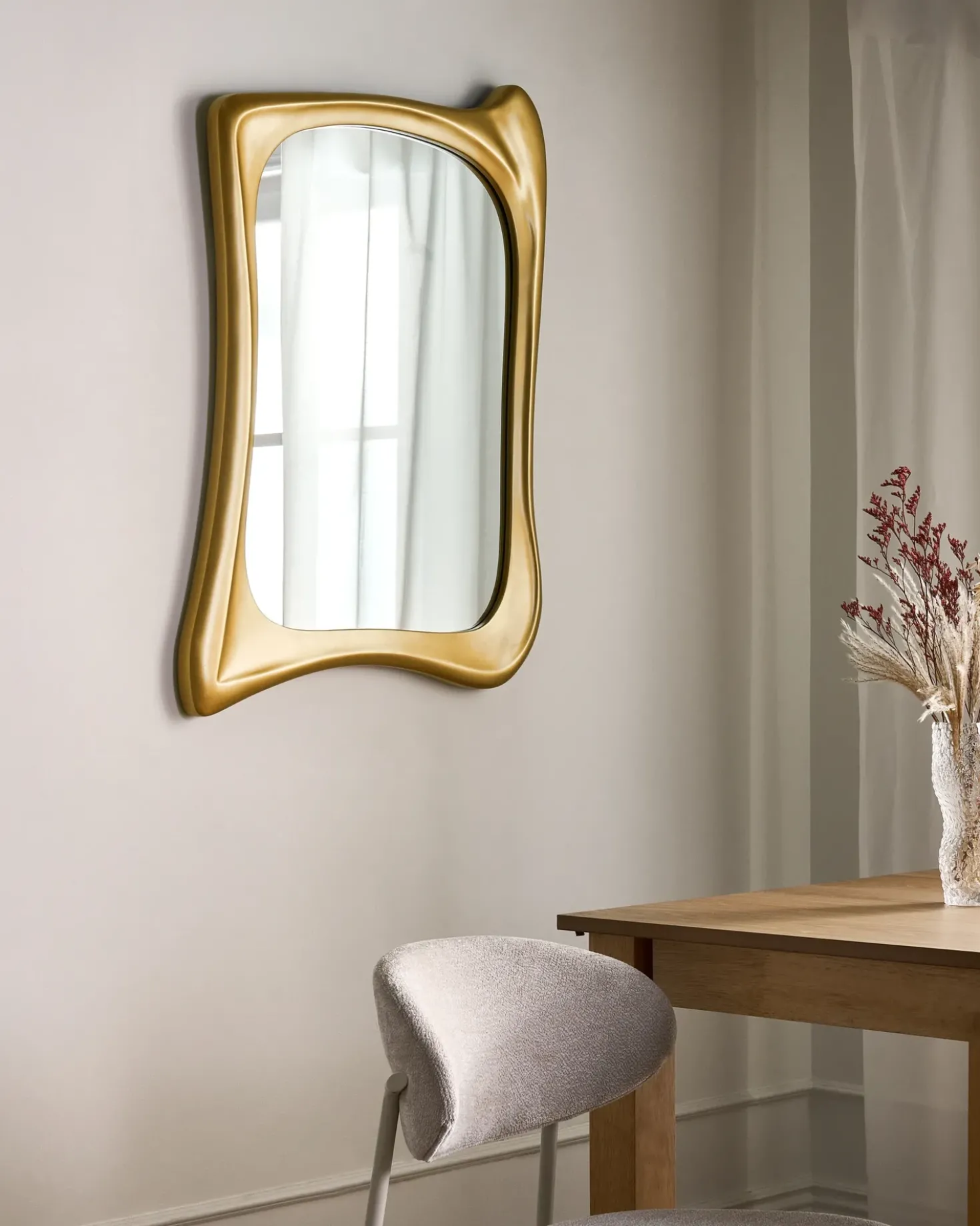 Specchio CONCARNEAU 65 cm 94 cm Oro