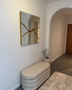 Specchio COOLE 80 cm 80 cm Oro
