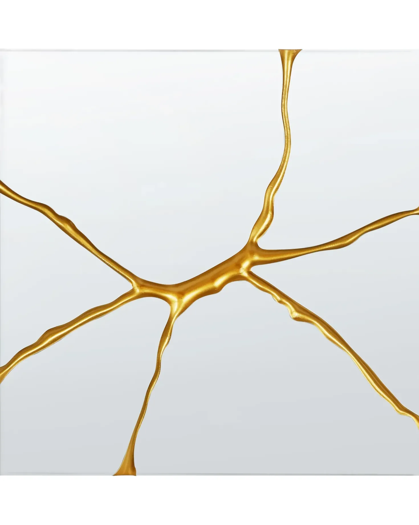 Specchio COOLE 80 cm 80 cm Oro