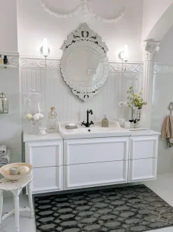 Specchio CRAON 67 cm 100 cm Argento