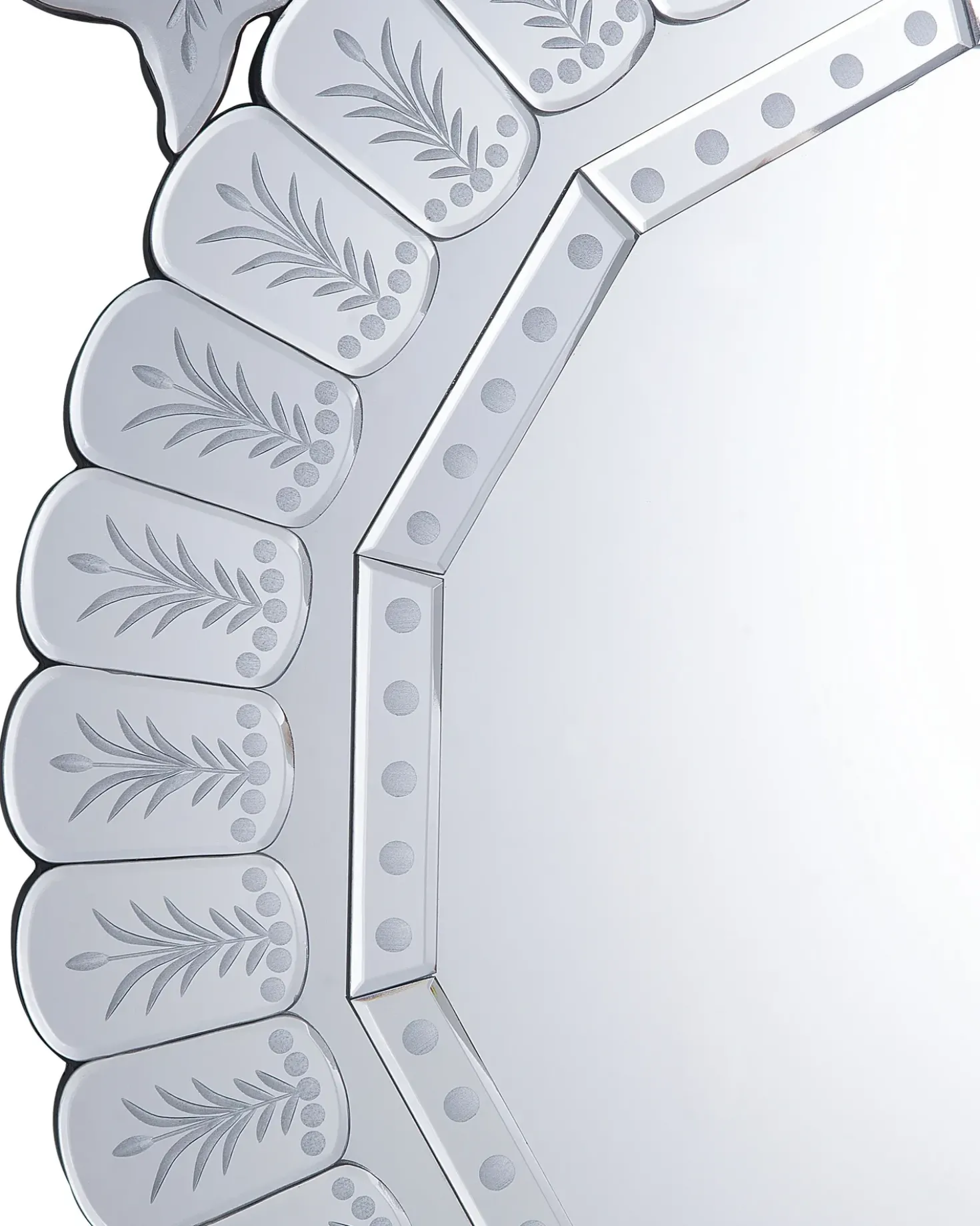 Specchio CRAON 67 cm 100 cm Argento