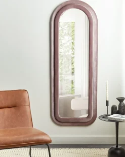 Specchio CULAN 60 cm 160 cm Velluto Rosa