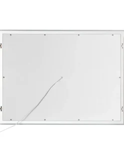 Specchio da bagno con luce LED PRENOIS 80 cm 60 cm Argento