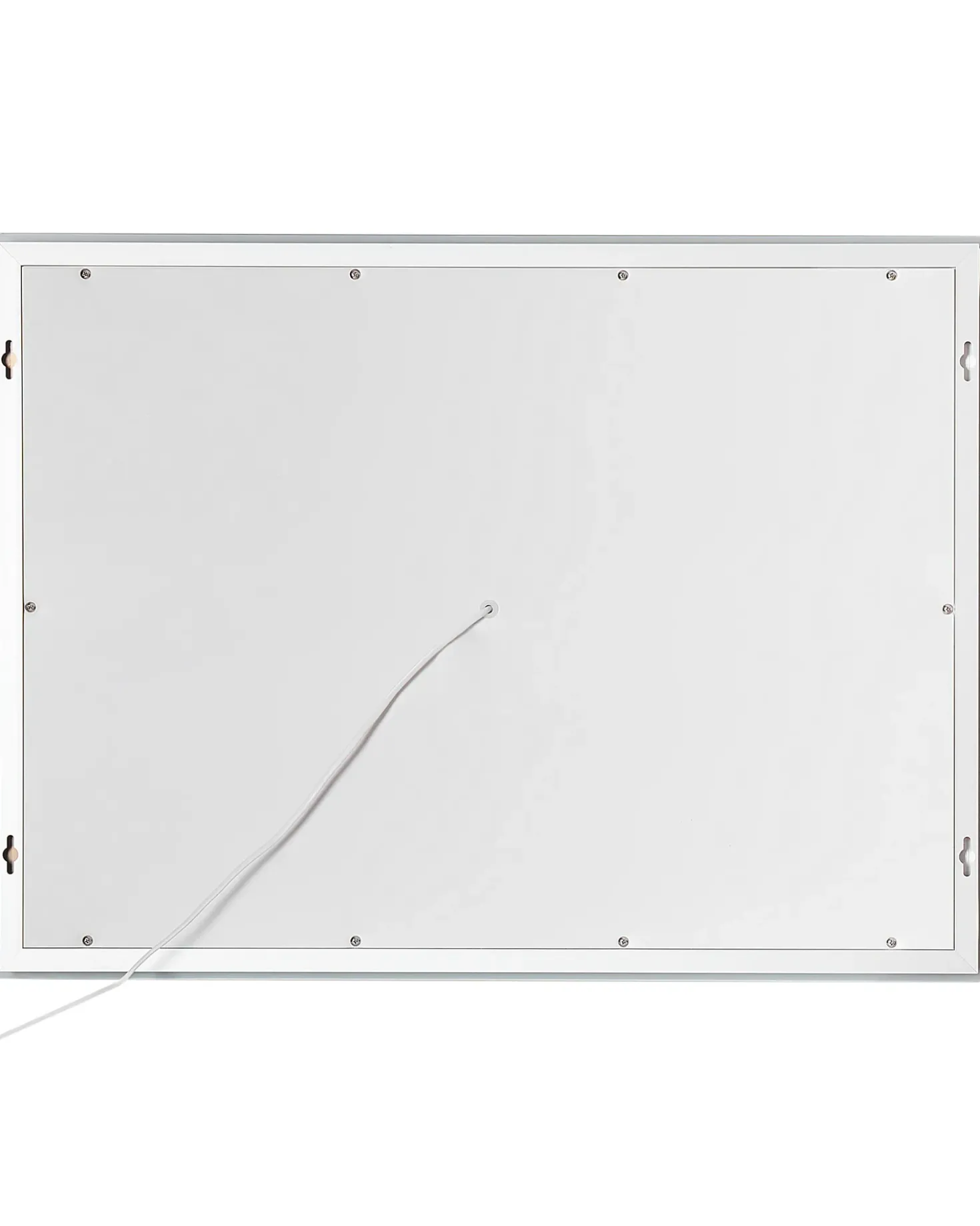 Specchio da bagno con luce LED PRENOIS 80 cm 60 cm Argento