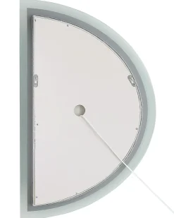 Specchio da bagno con luce LED BEZONS 49 cm 80 cm Argento