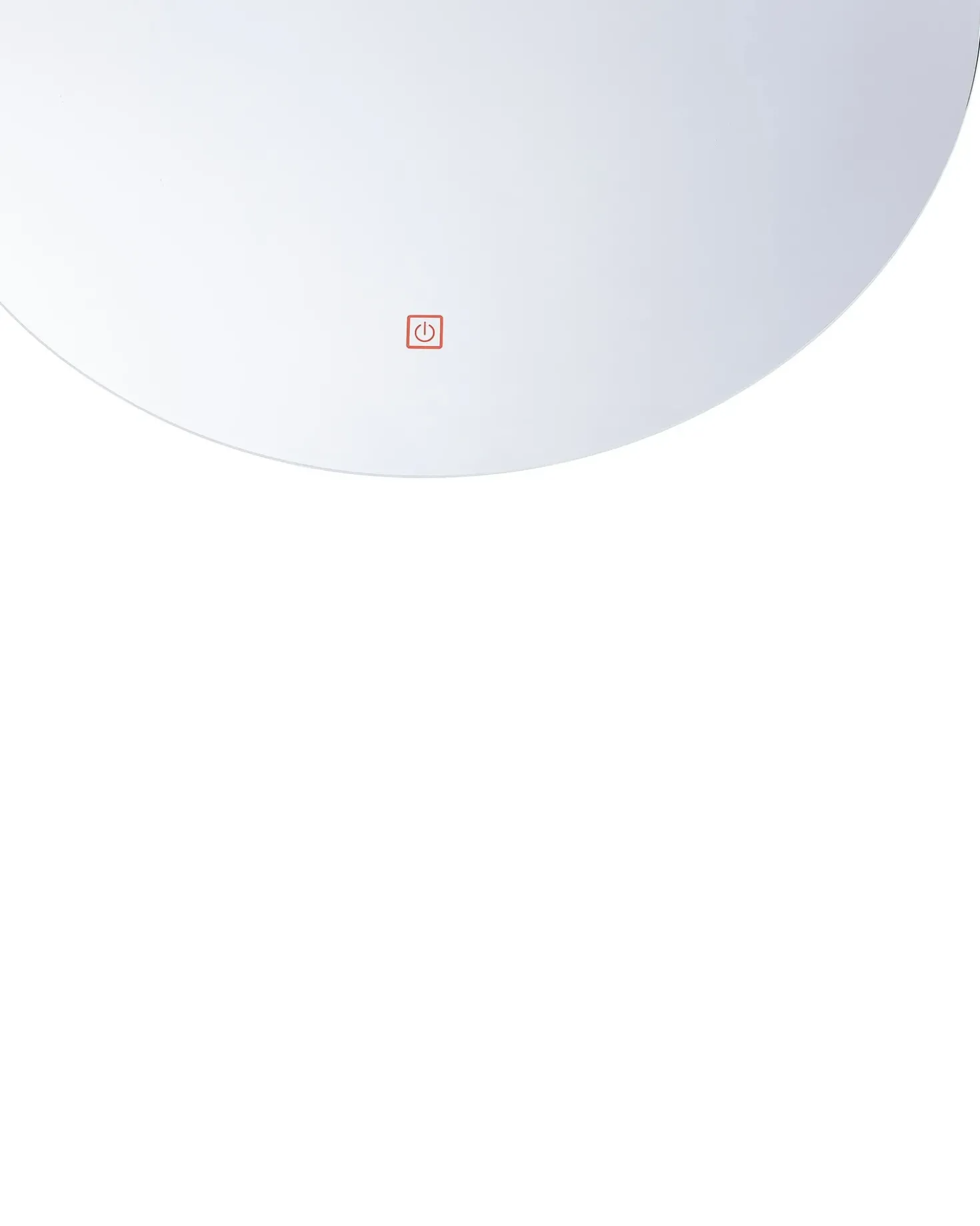 Specchio da bagno con luce LED CALLAC 60 cm 60 cm Argento