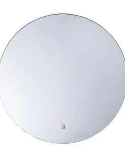Specchio da bagno con luce LED CALLAC 60 cm 60 cm Argento