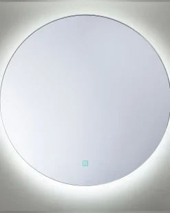 Specchio da bagno con luce LED CALLAC 60 cm 60 cm Argento
