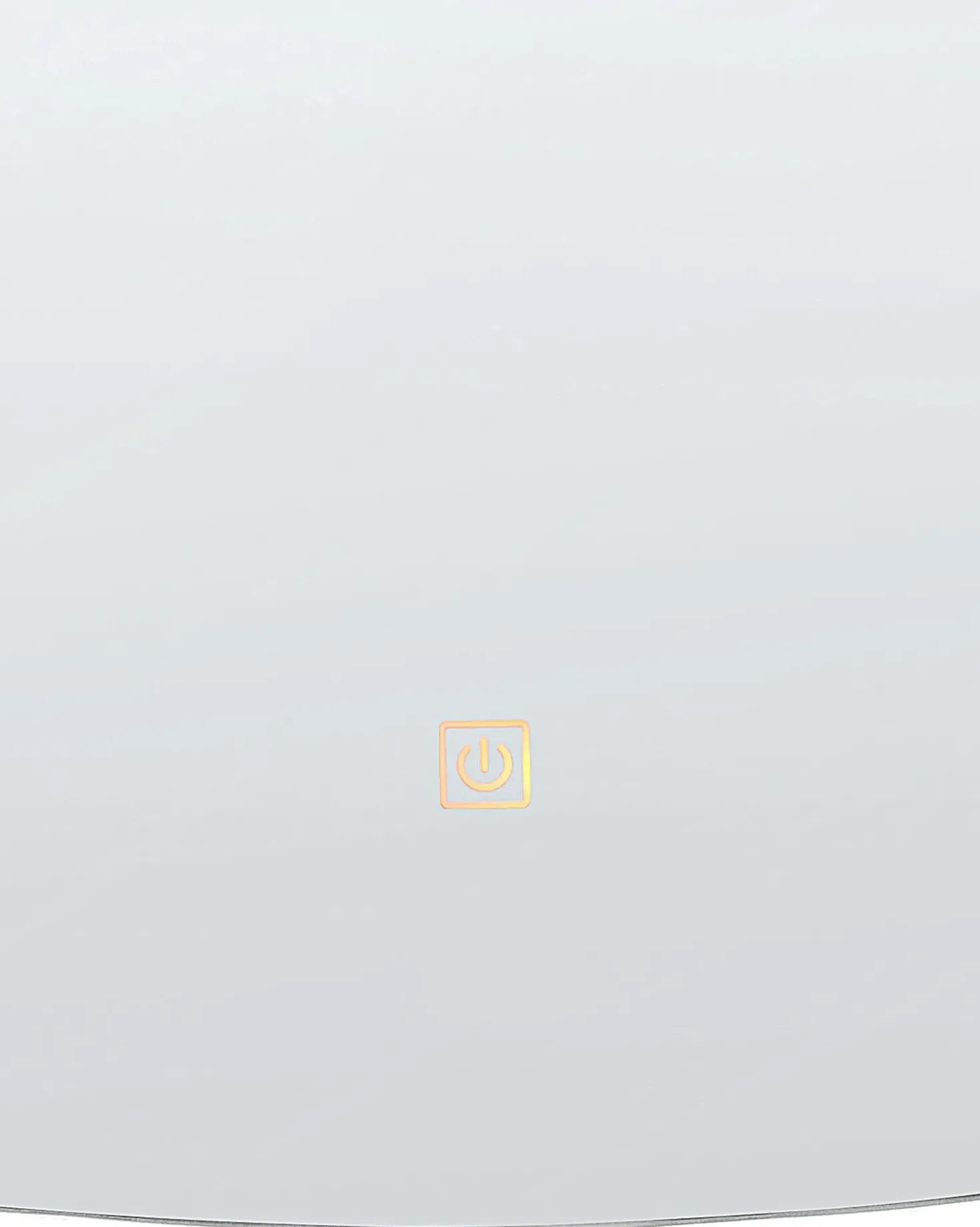 Specchio da bagno con luce LED BERGERAC 58 cm 78 cm Argento