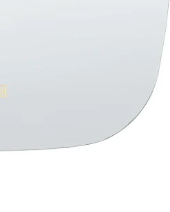 Specchio da bagno con luce LED BERGERAC 58 cm 78 cm Argento