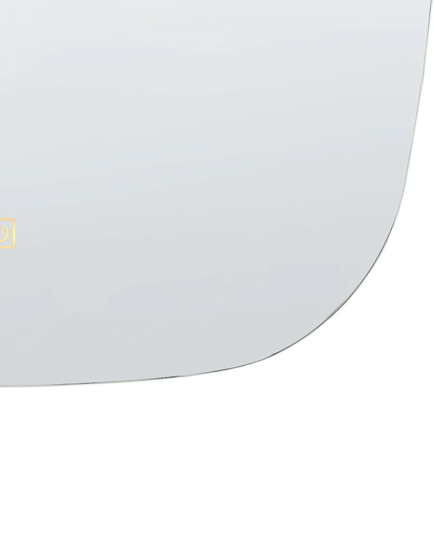 Specchio da bagno con luce LED BERGERAC 58 cm 78 cm Argento
