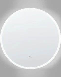 Specchio da bagno con luce LED DEAUVILLE 79 cm 79 cm Argento