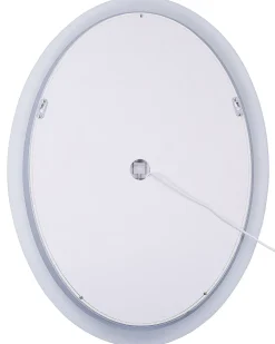 Specchio da bagno con luce LED VIRIAT 60 cm 80 cm Argento