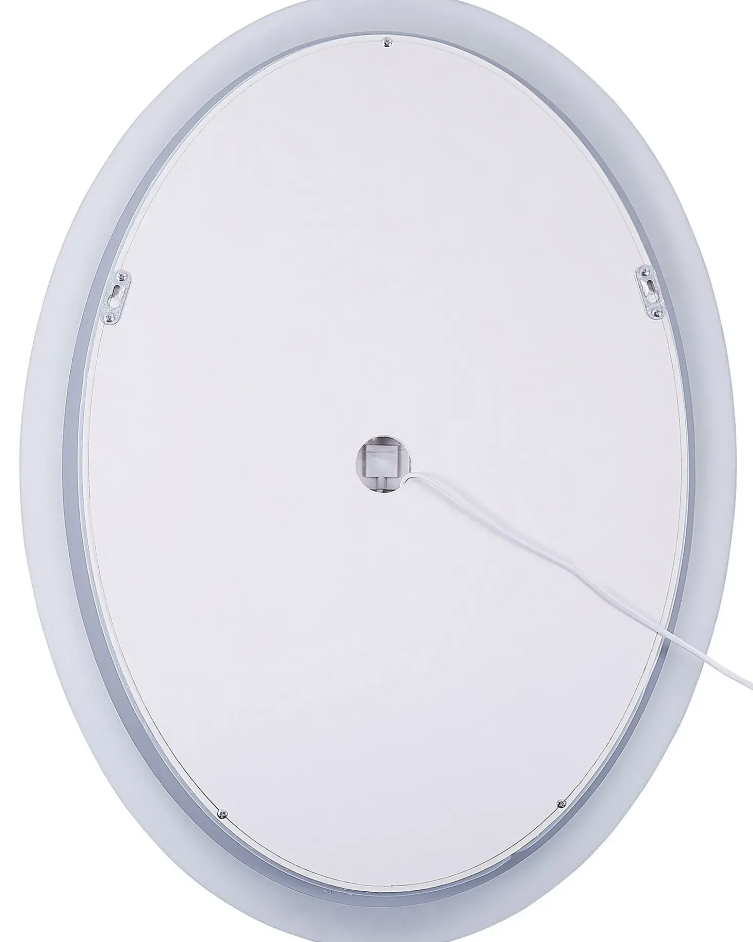 Specchio da bagno con luce LED VIRIAT 60 cm 80 cm Argento
