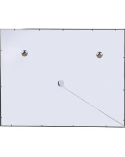 Specchio da bagno con luce LED ARGENS 90 cm 70 cm Argento