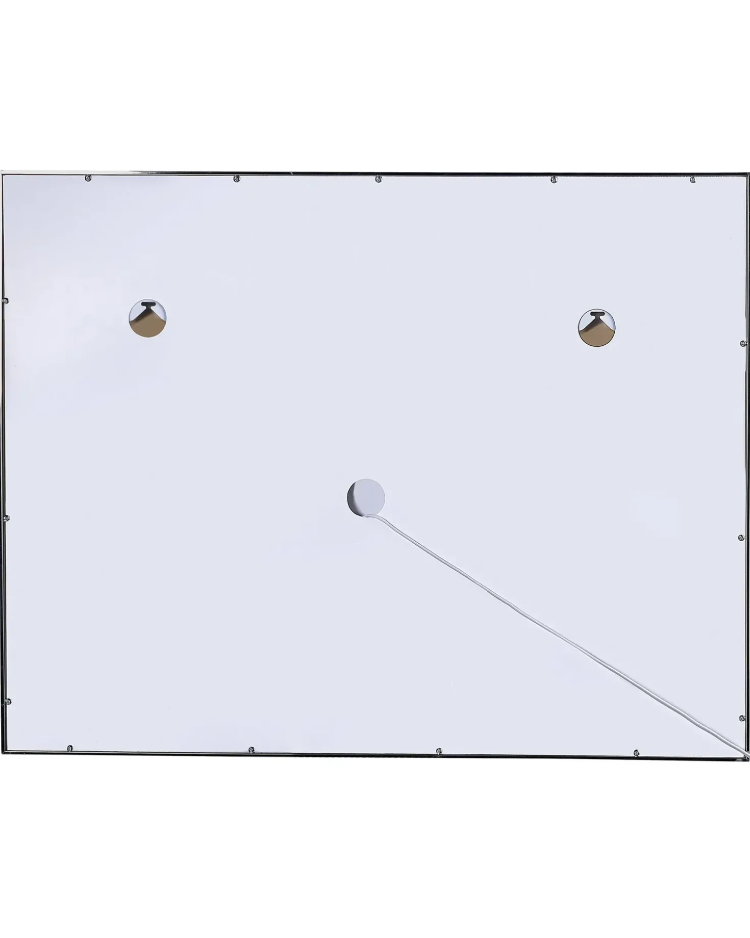 Specchio da bagno con luce LED ARGENS 90 cm 70 cm Argento
