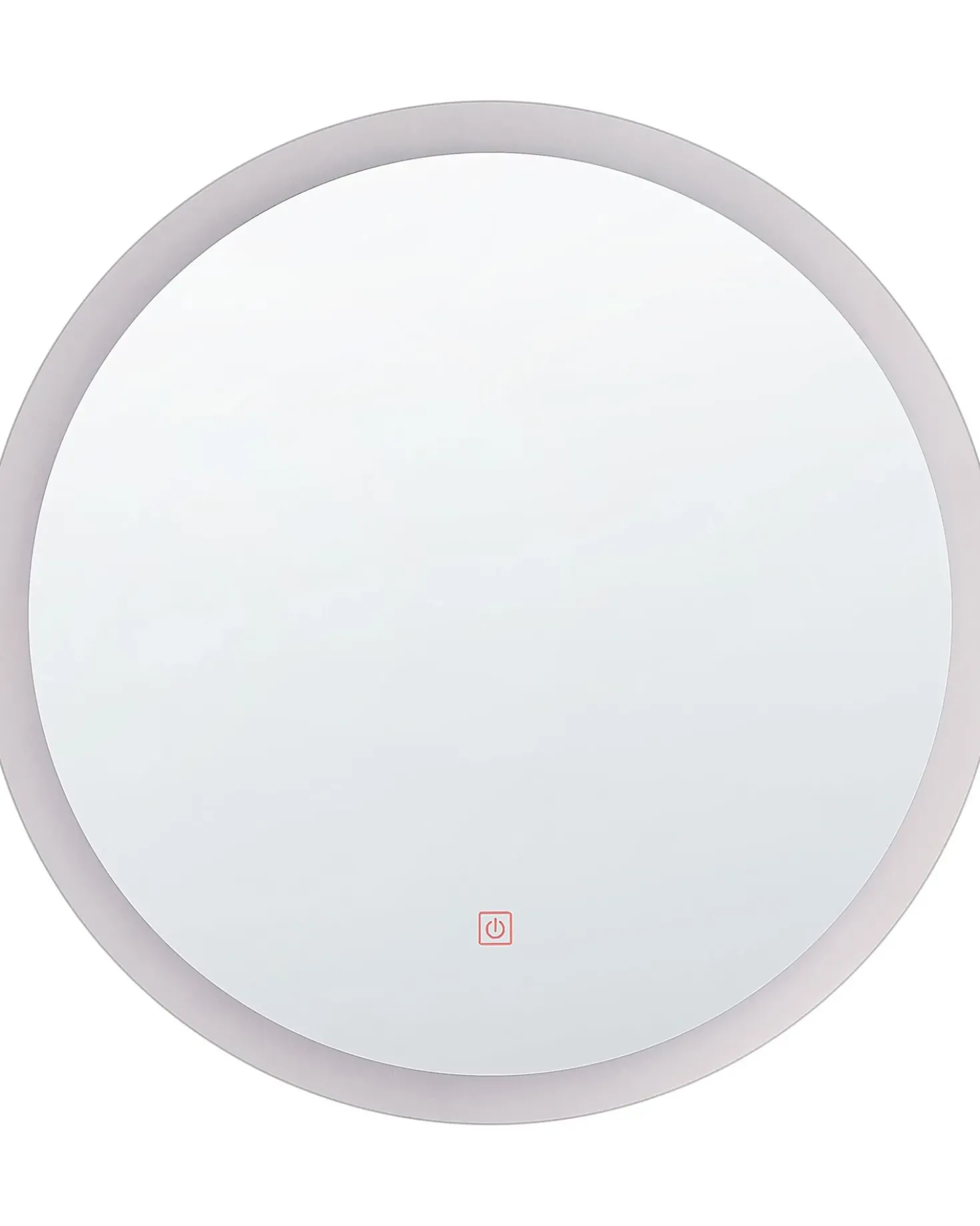 Specchio da bagno con luce LED YSER 58 cm 58 cm Argento