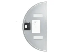 Specchio da bagno con luce LED LOUE 50 cm 100 cm Argento