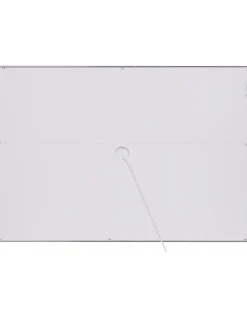 Specchio da bagno con luce LED ARGENS 80 cm 60 cm Argento