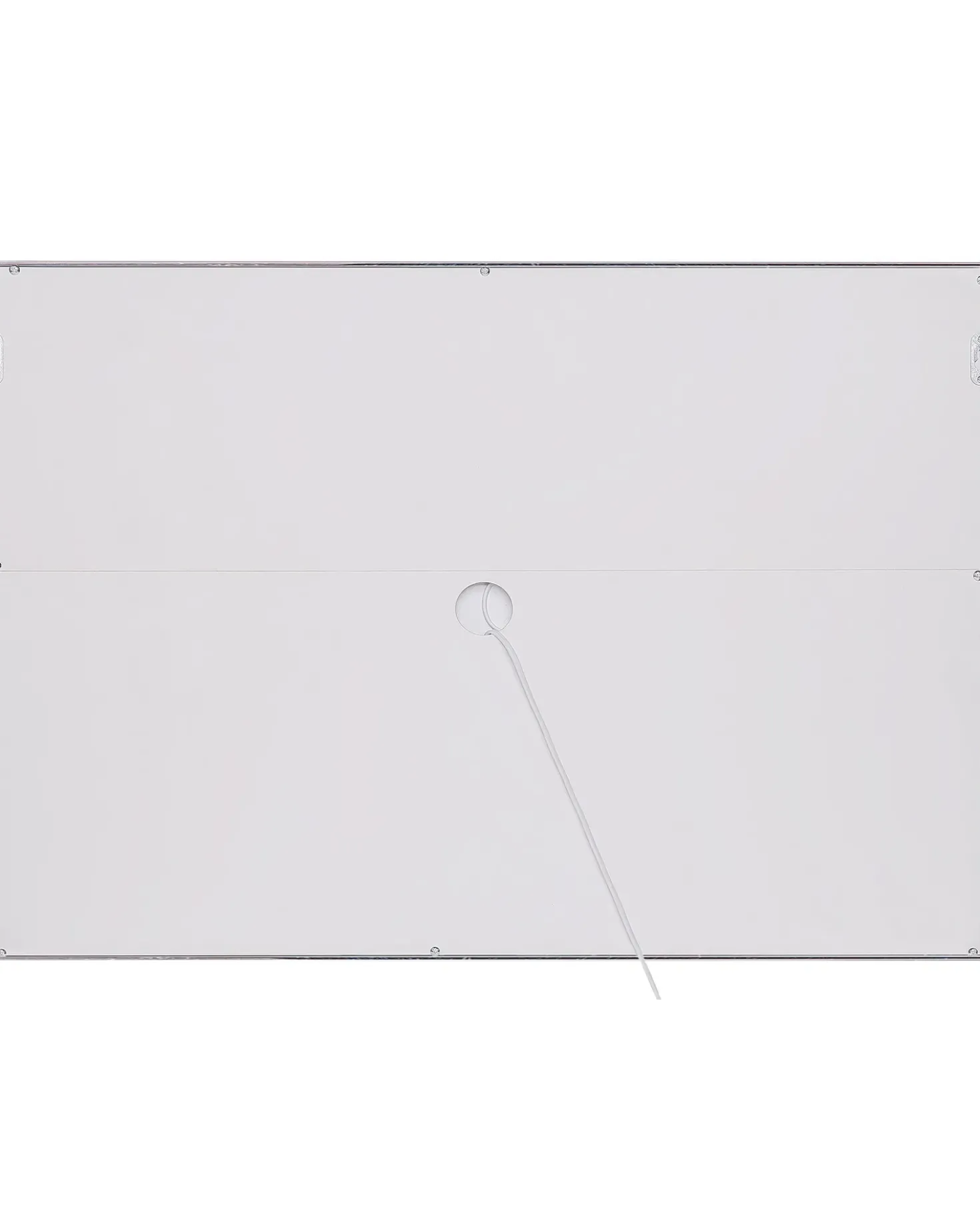 Specchio da bagno con luce LED ARGENS 80 cm 60 cm Argento