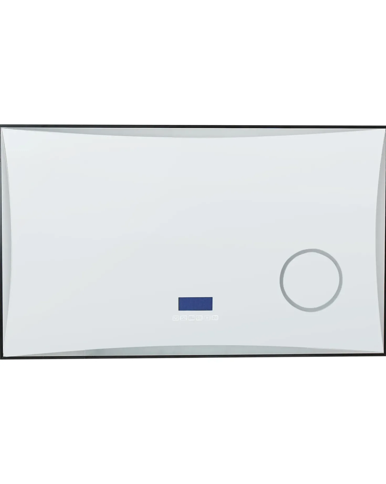Specchio da bagno con luce LED ONLAY 100 cm 60 cm Argento