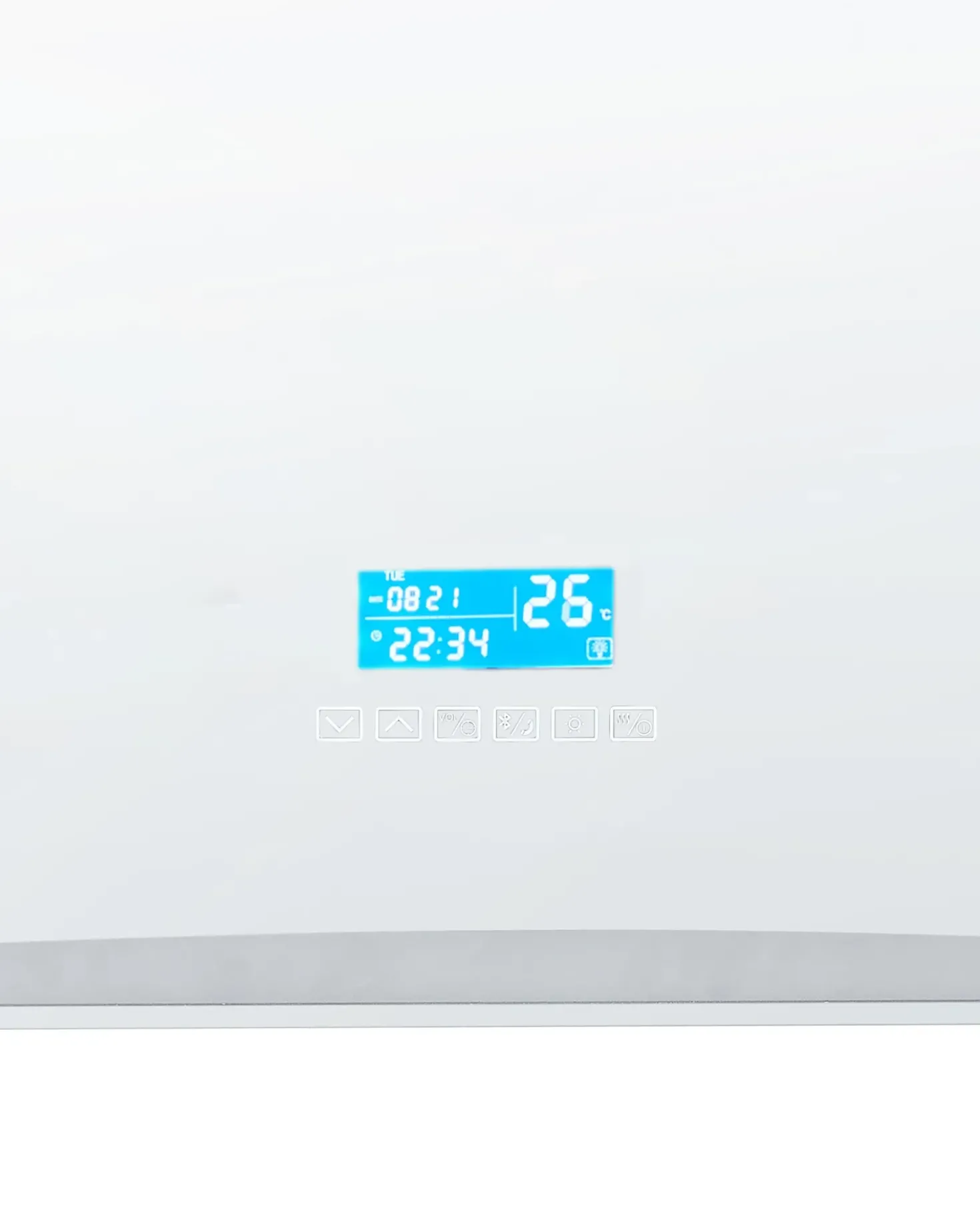 Specchio da bagno con luce LED ONLAY 100 cm 60 cm Argento