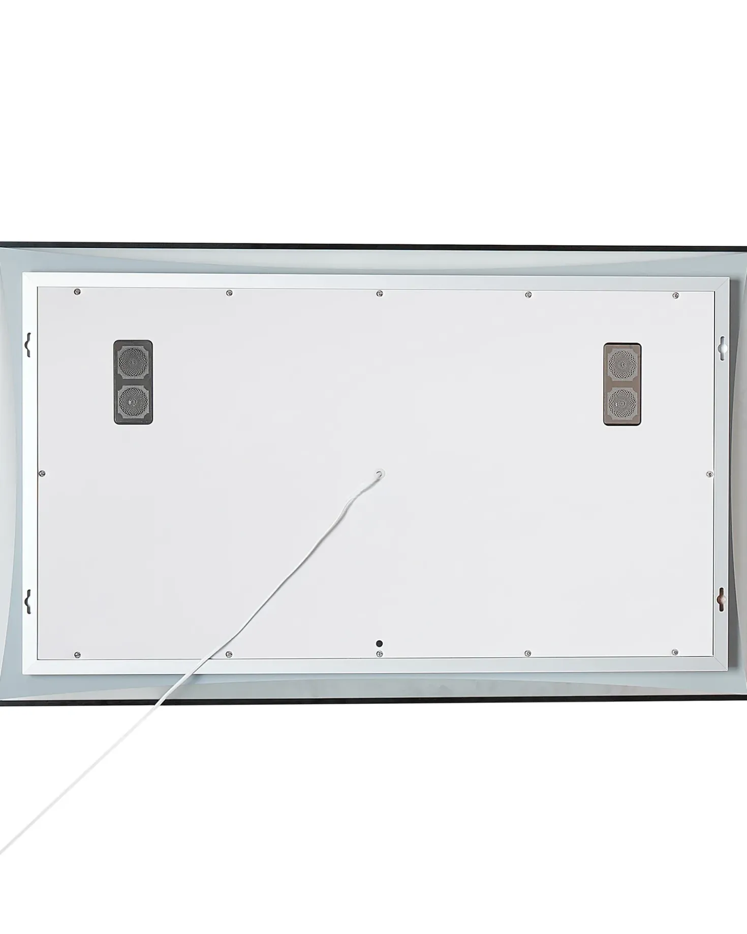 Specchio da bagno con luce LED ONLAY 100 cm 60 cm Argento
