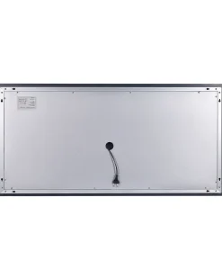Specchio da bagno con luce LED ARROMACHNES 120 cm 60 cm Argento