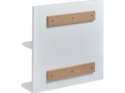 Specchio da parete con ripiano PELOTAS 45 cm 45 cm Bianco