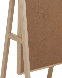 Specchio da parete con ripiano CHAMBERY 170 cm Legno di Paulownia Marrone chiaro