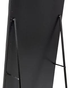 Specchio da terra ANSOUIS 150 cm Pelle sintetica Nero