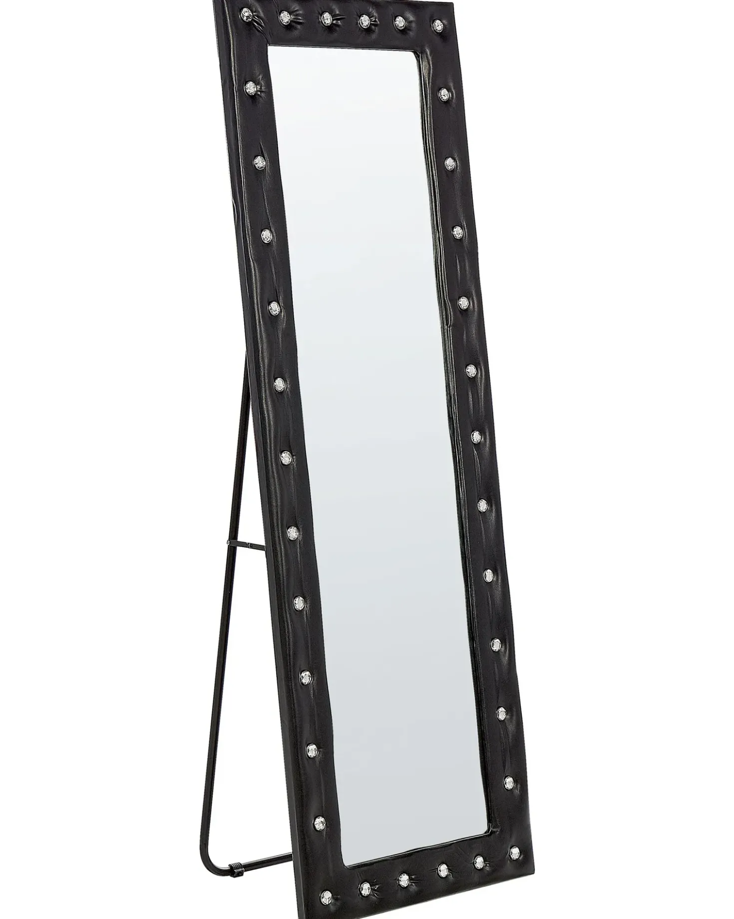 Specchio da terra ANSOUIS 150 cm Pelle sintetica Nero