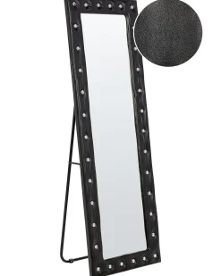 Specchio da terra ANSOUIS 150 cm Pelle sintetica Nero