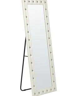Specchio da terra ANSOUIS 150 cm Pelle sintetica Bianco