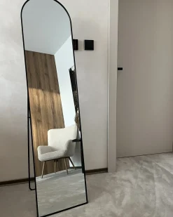 Specchio da terra BAGNOLET 150 cm Metallo Nero