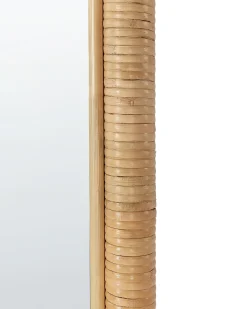 Specchio da terra BARGES 150 cm Rattan Naturale