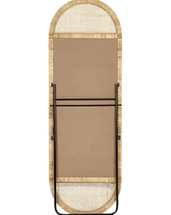 Specchio da terra BARGES 150 cm Rattan Naturale