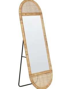Specchio da terra BARGES 150 cm Rattan Naturale