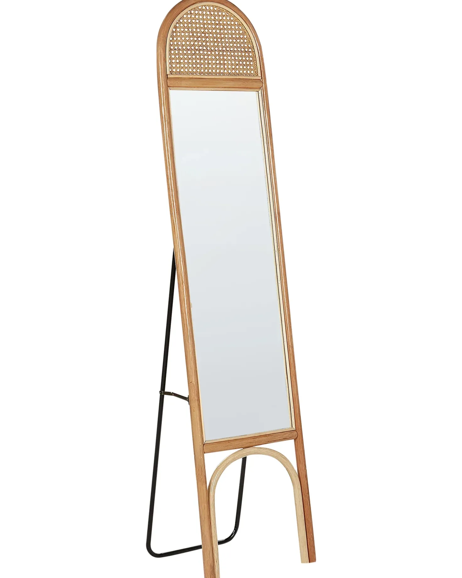 Specchio da terra BRUSSEY 170 cm Rattan Naturale