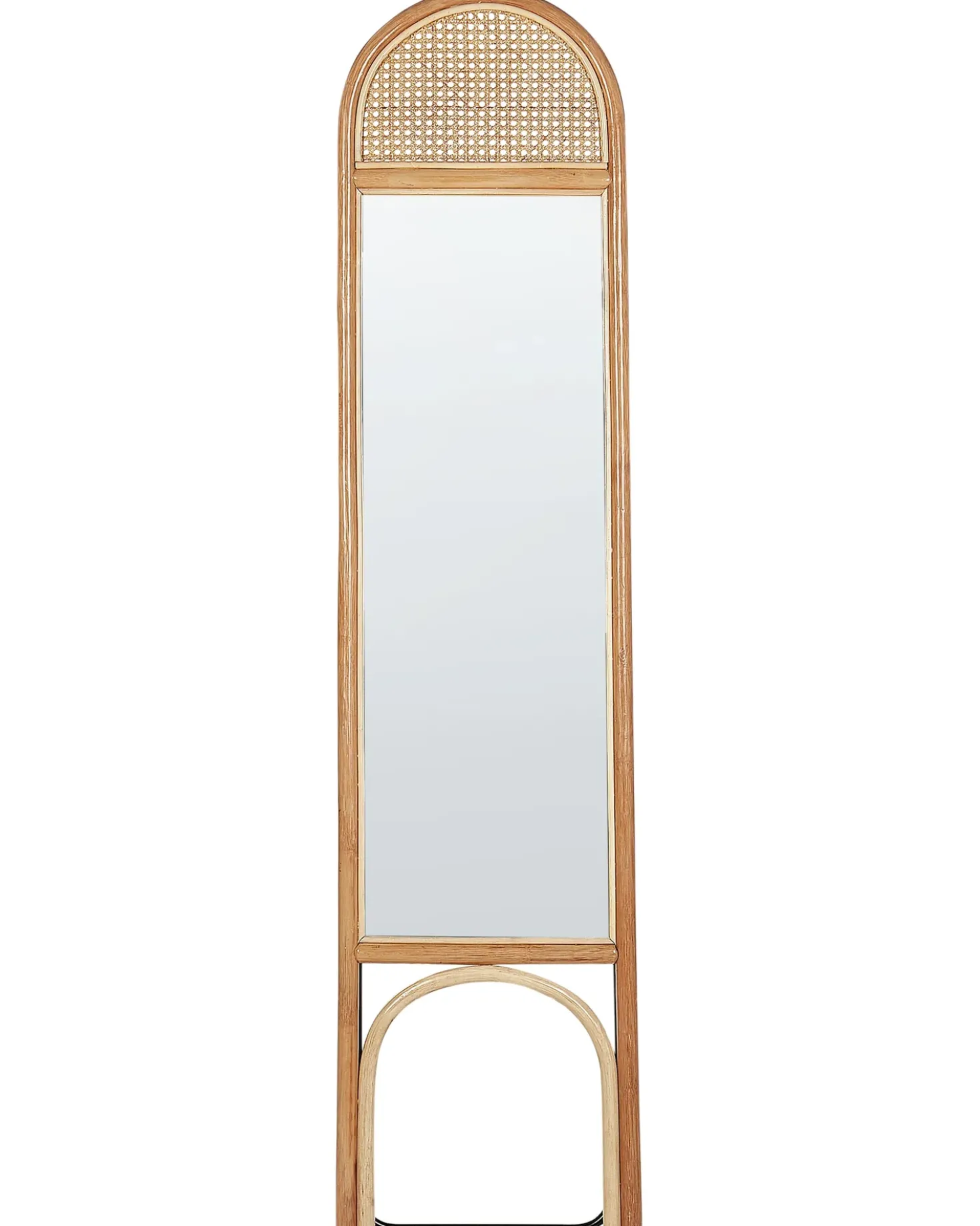 Specchio da terra BRUSSEY 170 cm Rattan Naturale
