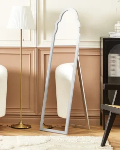 Specchio da terra CHATILLON 150 cm Argento