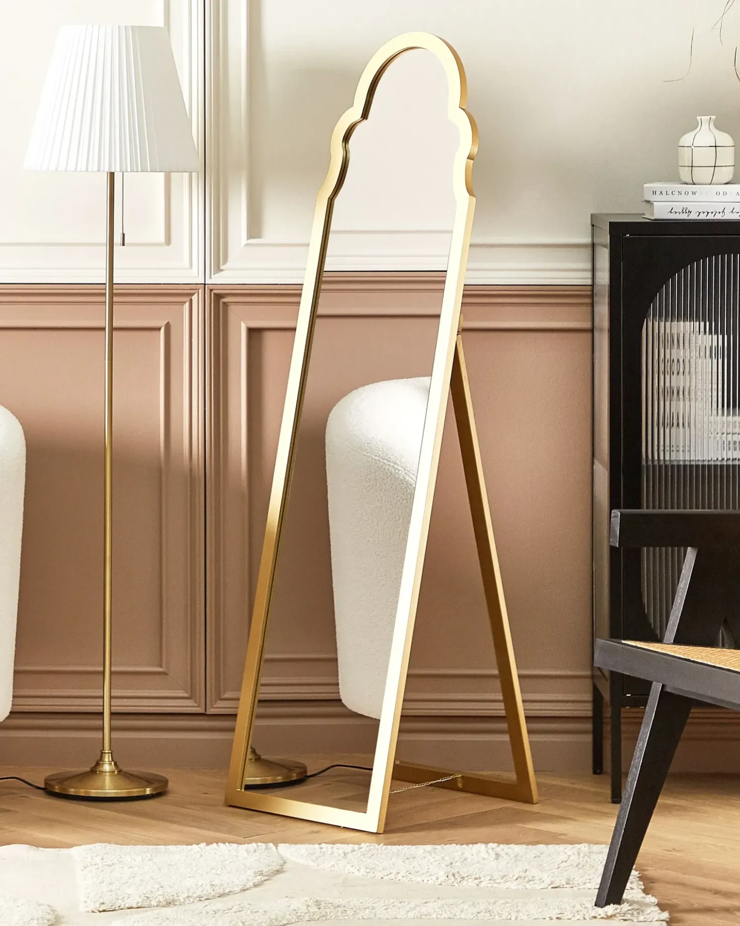 Specchio da terra CHATILLON 150 cm Oro