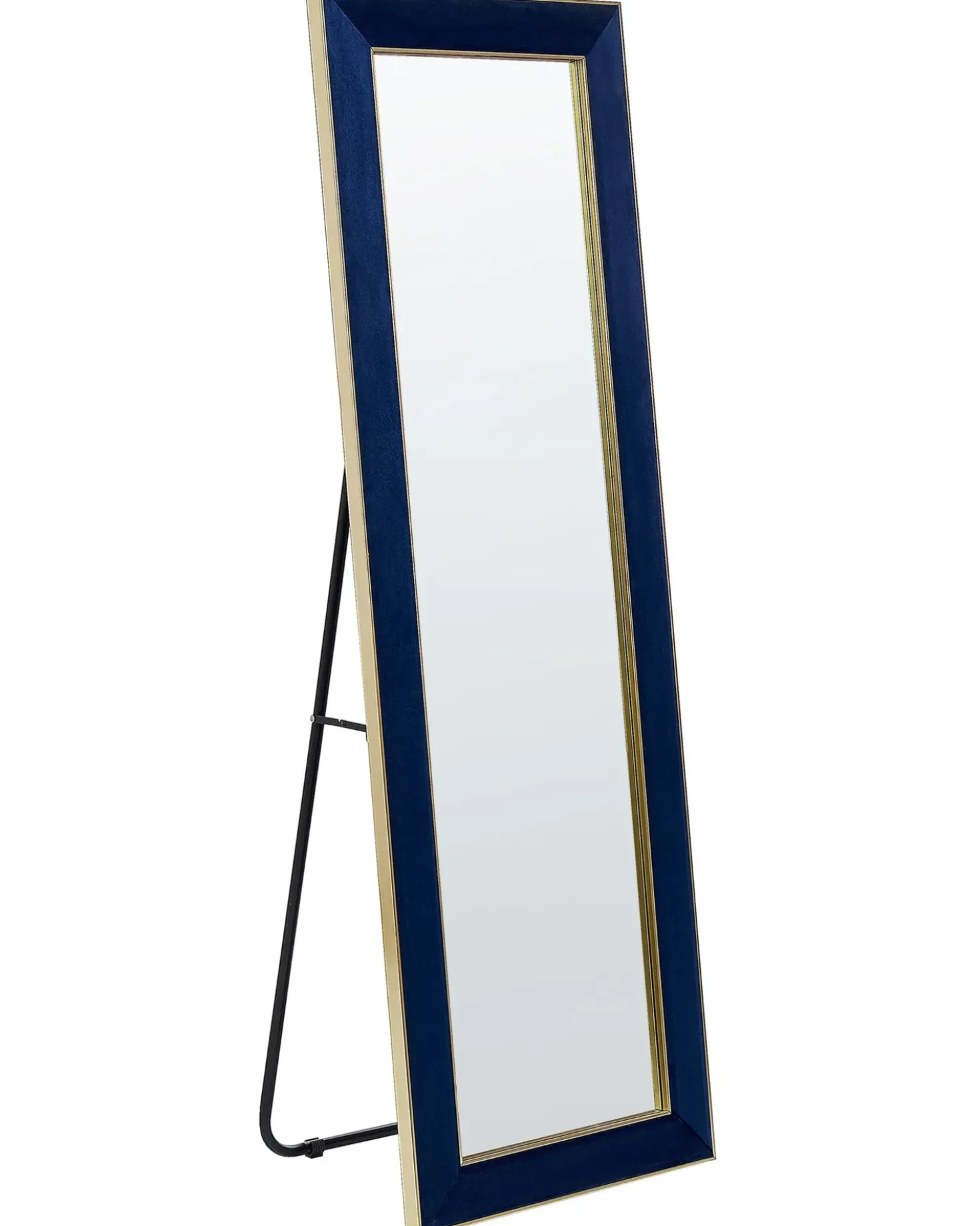 Specchio da terra LAUTREC 150 cm Velluto Blu marino