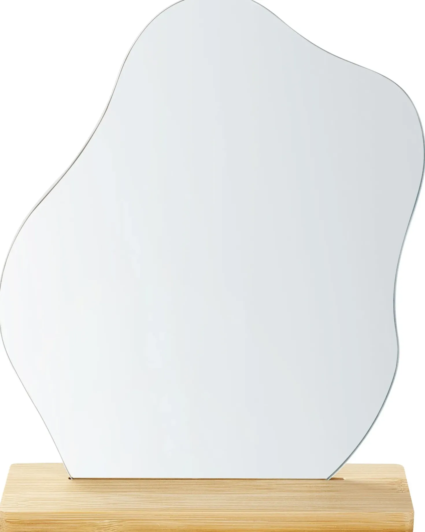 Specchio da terra LOZERE 19 cm 22 cm Bambù Marrone chiaro