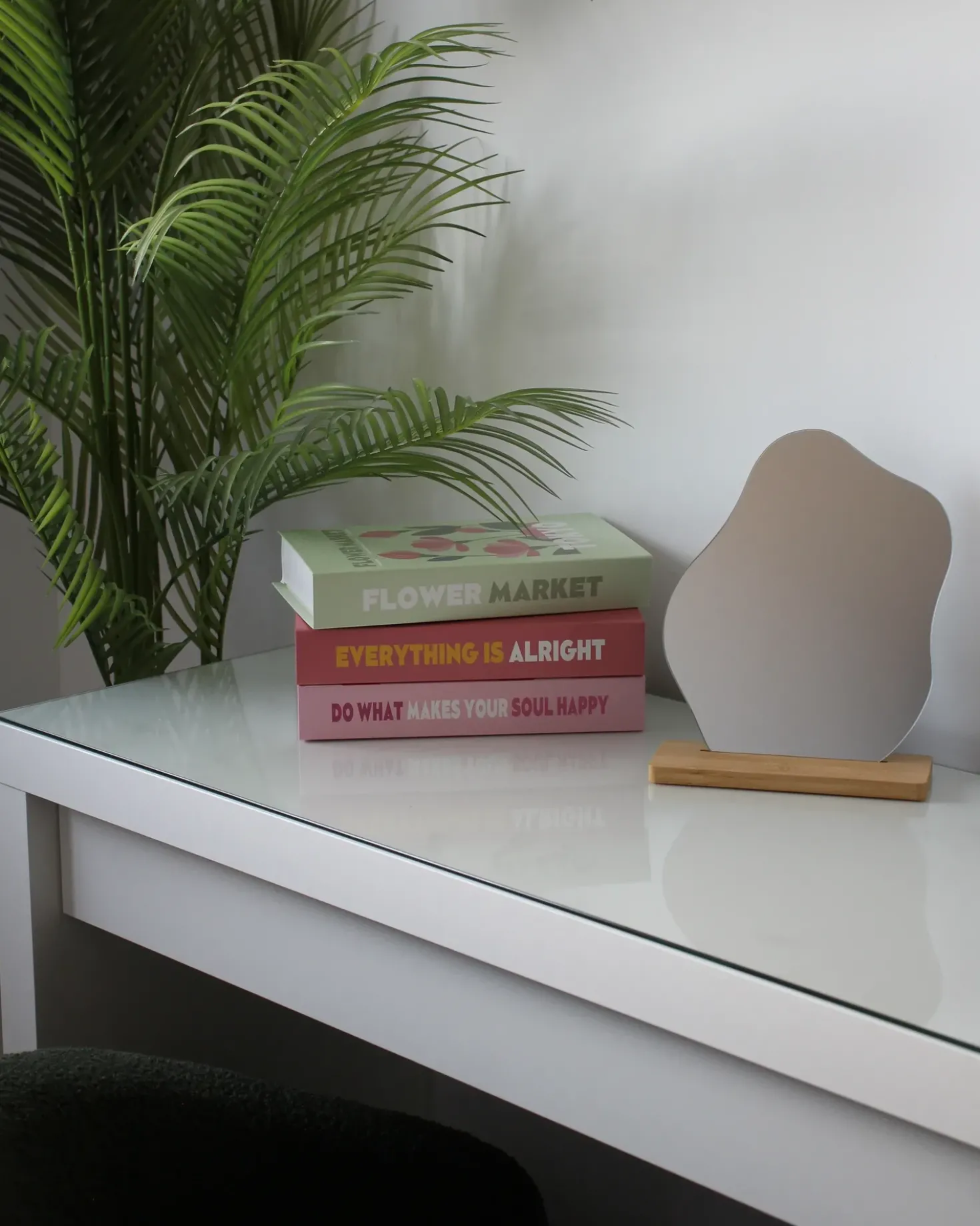 Specchio da terra LOZERE 19 cm 22 cm Bambù Marrone chiaro
