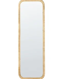 Specchio da terra MALANGE 150 cm Rattan Naturale