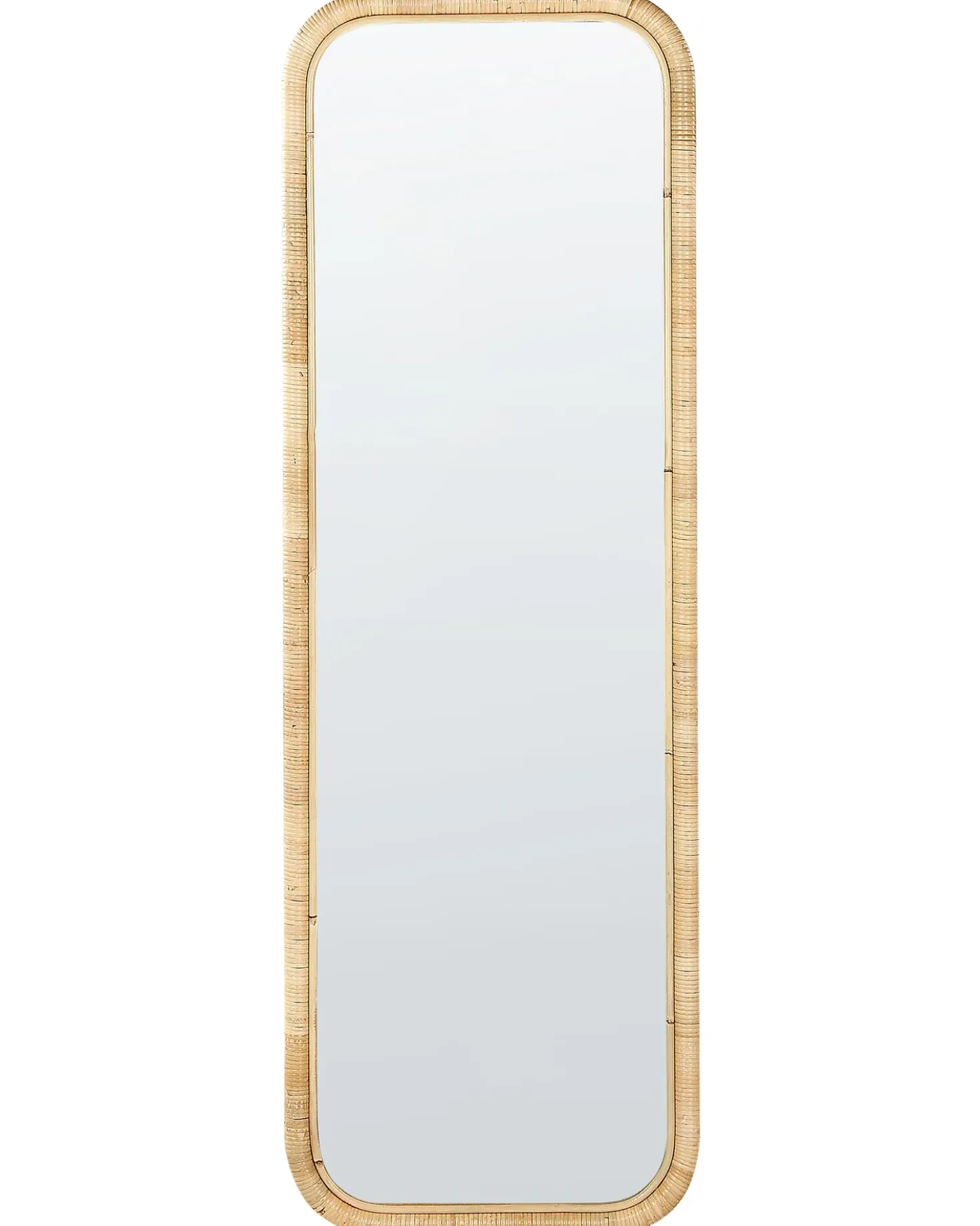 Specchio da terra MALANGE 150 cm Rattan Naturale