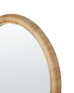 Specchio da terra MONTOT 150 cm Rattan Naturale