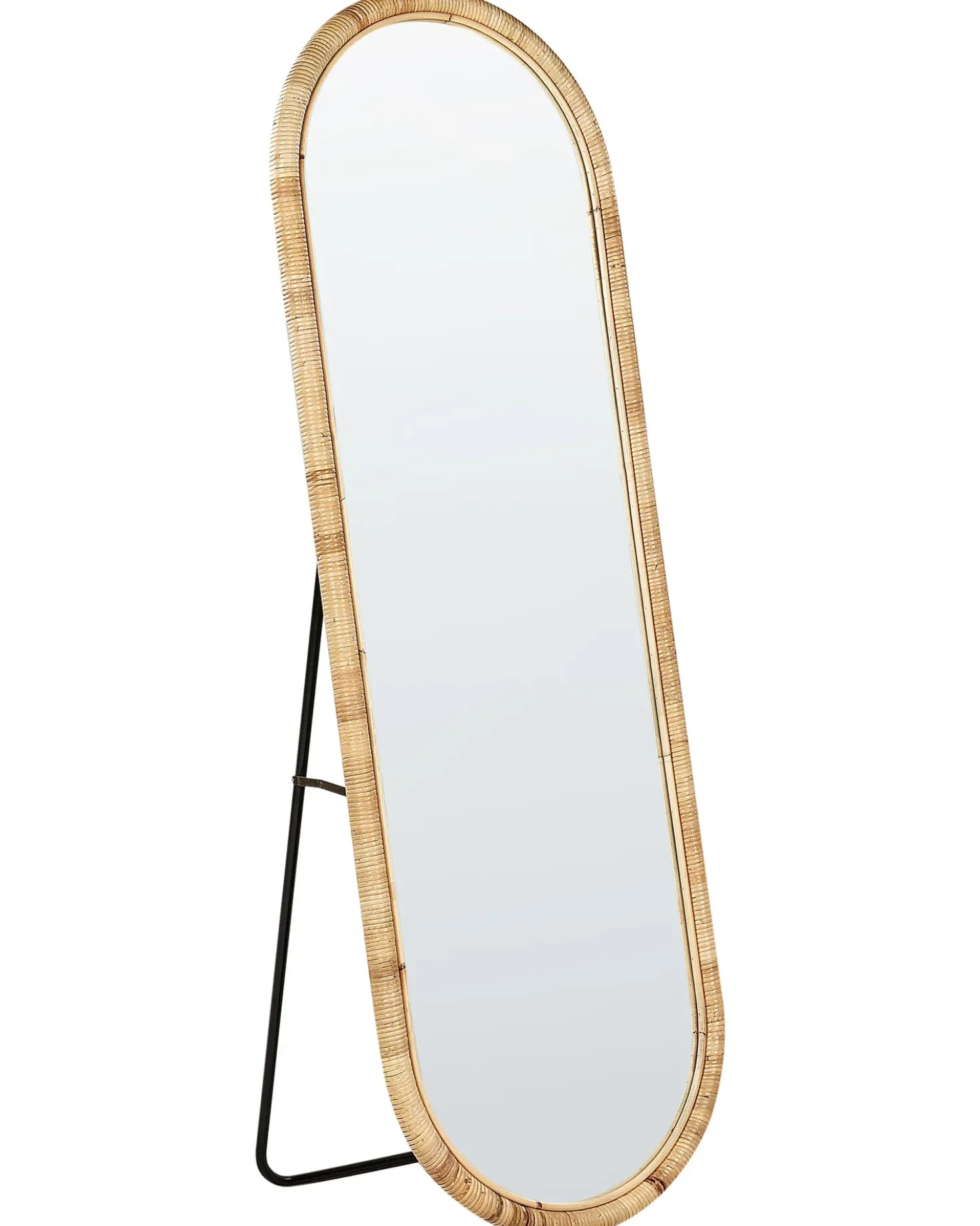 Specchio da terra MONTOT 150 cm Rattan Naturale