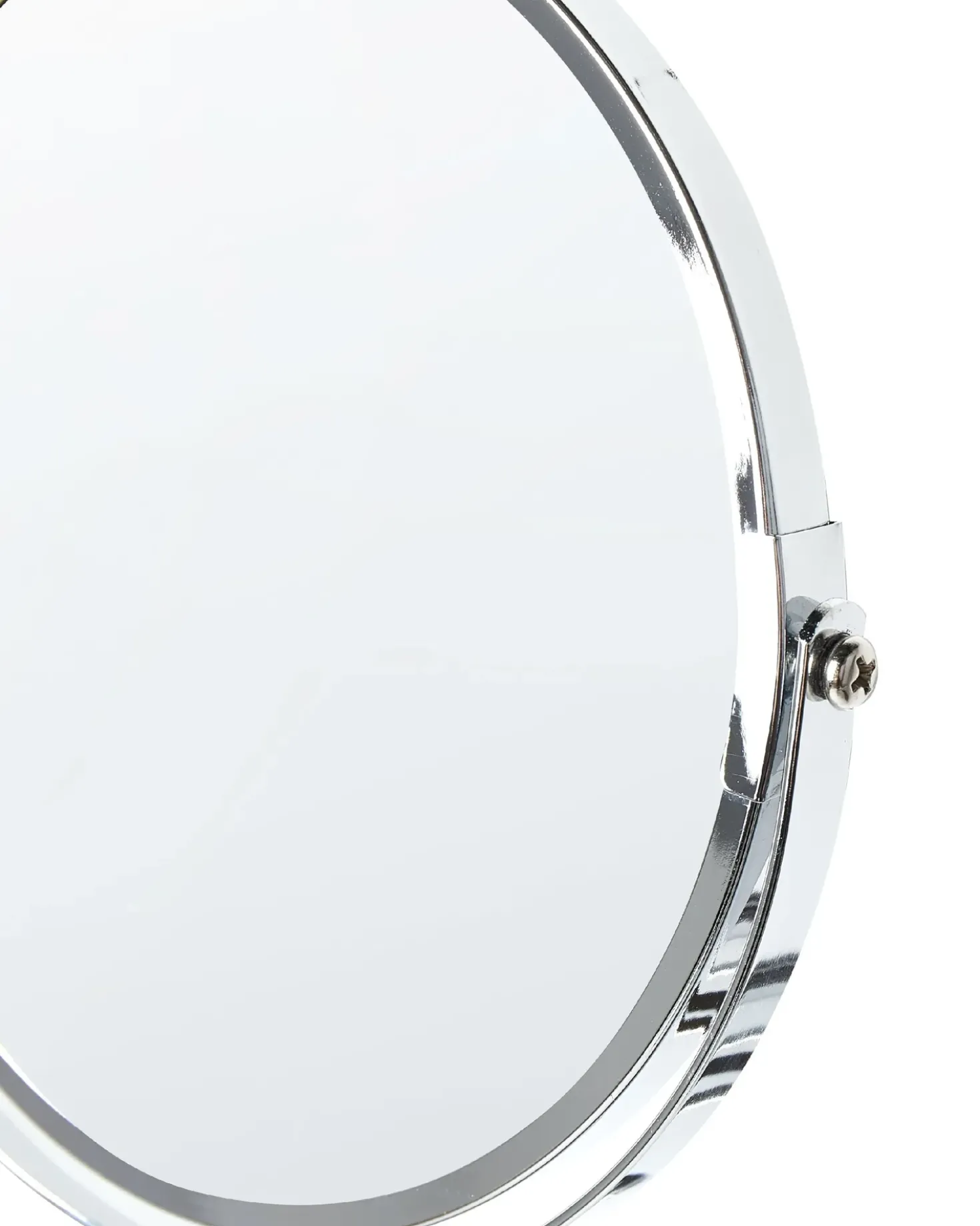 Specchio da trucco allungabile per parete YVELINES 57 cm 36 cm Metallo Argento